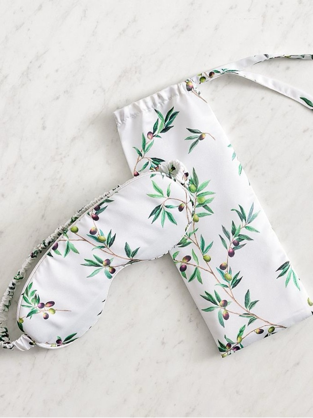 Monique Lhuillier Olive Orchard Eye Mask